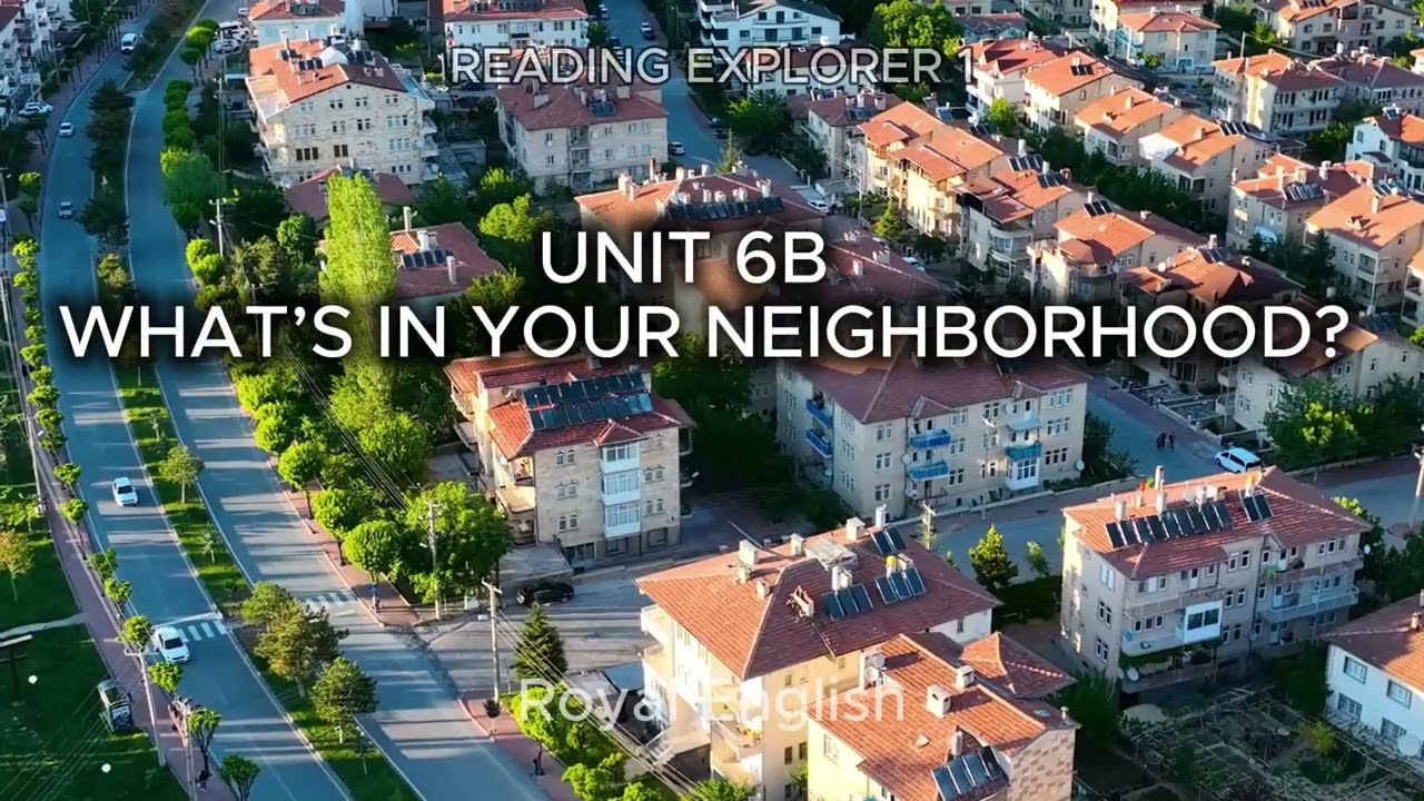 ビデオ READING EXPLORER 1 UNIT 6B WHAT’S IN YOUR NEIGHBORHOOD? のシャドーイング練習 ...