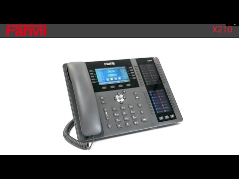 Telefonas Fanvil VoIP X210I (X210I) - TEFANV2000X210I video