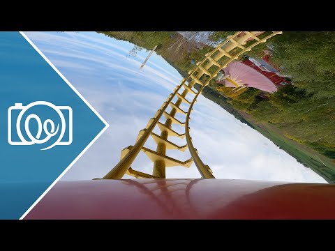 Fluch des Kraken (Boomerang Coaster) @ Freizeit-Land Geiselwind 2022 - 4K Onride / POV Video
