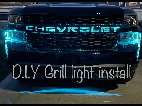 Install Lights in the grill of my 2021 Silverado Custom