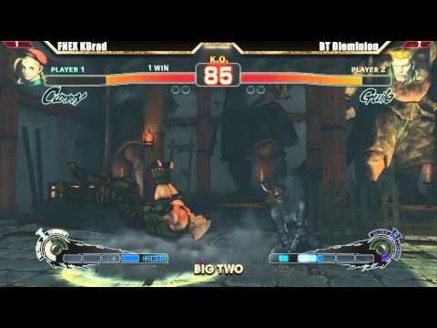 SSF4 AE2012 FNEX KBrad vs BT Dieminion - Big Two #50 Tournament