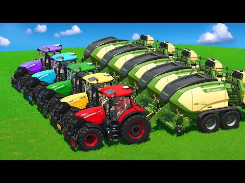 HARVESTING AND TRANSPORTING SUGARCANE & SUGAR BEET WITH CASE TRACTORS - Farming Simulator 25