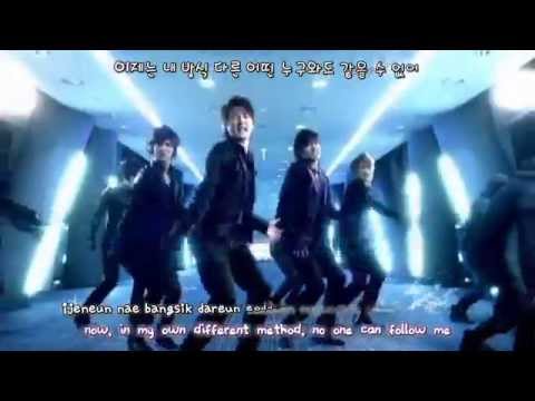 DBSK 동방신기 - Purple Line (Korean) MV [eng + rom + hangul + karaoke sub]