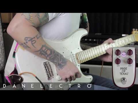 Billionaire (by Danelectro) Pride of Texas overdrive pedal demo by RJ Ronquillo