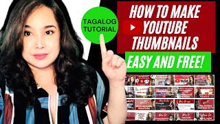 Make Youtube Thumbnail | on Phone | on Computer | TAGALOG Youtube Tutorials