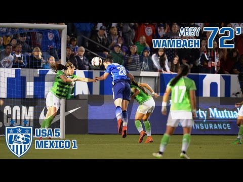 WNT vs. Mexico: Abby Wambach Second Goal - May 17, 2015