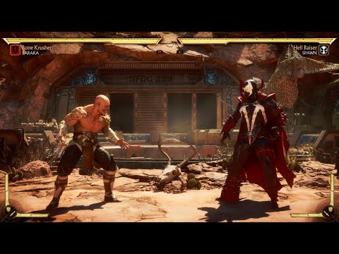 Baraka vs Spawn (Hardest AI) - Mortal Kombat 11 (PS5 4K 60FPS HDR)