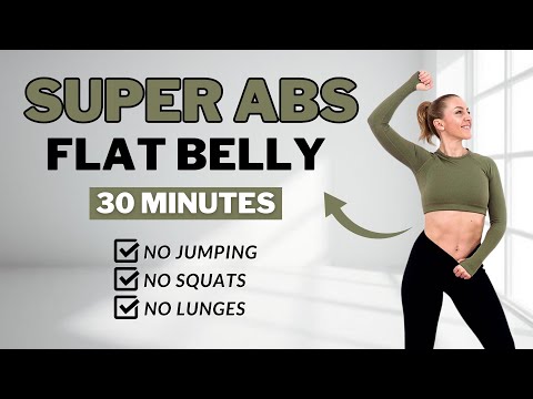 🔥30 Min SMALL WAIST + ABS🔥All Standing🔥Lose Belly Fat🔥No Jumping🔥No Repeat🔥