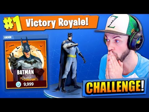 The BATMAN CHALLENGE in Fortnite: Battle Royale!