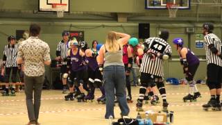 preview picture of video 'Dundee Roller Girls v Rainy City Roller Girls 23 Feb 2013 First Period First minutes'