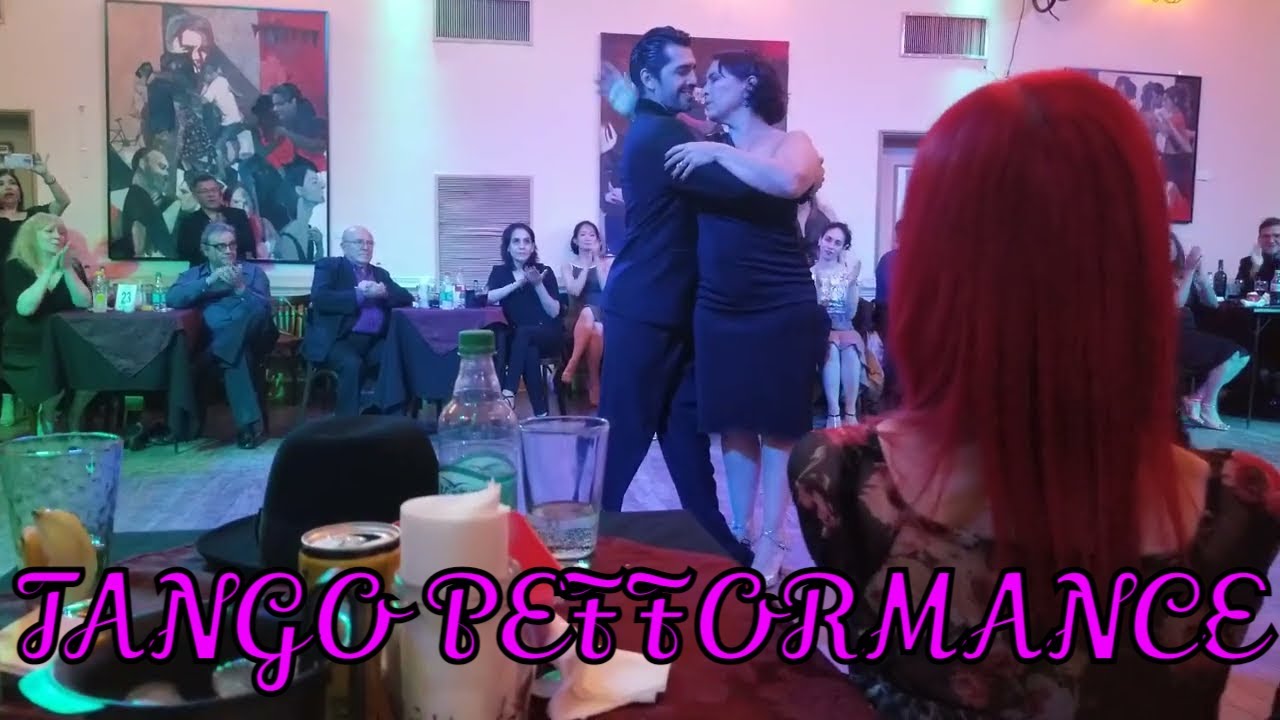 Baile de tango exhibición por Corina de la Rosa y Alejandro Andrian en Buenos Aires, Lo de Balmaceda