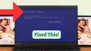 Windows 11 Stuck on Automatic Startup Repair? - Fix the Blue Screen!