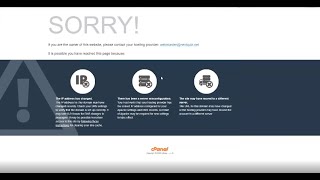 How to fix : SORRY!If you are the owner of this website.. 2022