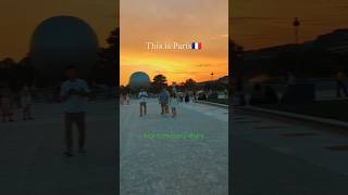 🇫🇷パリの夕日と夏の思い出 #パリ #フランス #フランス暮らし #paris #france