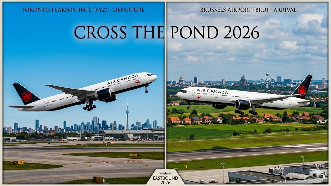 Cross the Pond 2026 | PMDG 777-300ER | Toronto - Brussels