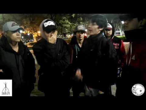 GARCI VS RAKU VS RG CHILD| CUARTOS (4ta Fecha,Torneo 2017) Rappers por Naturaleza