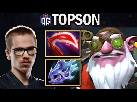 OG.TOPSON TRIES SNIPER IN 7.27 - DOTA 2 PRO GAMEPLAY