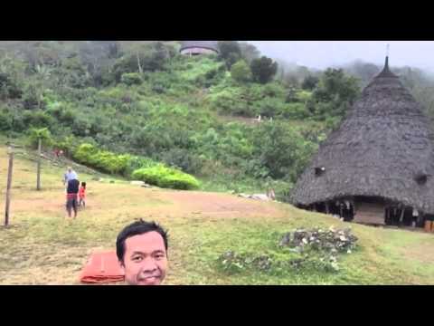 selfie 360 at waerebo traditional village