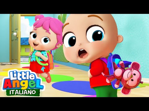 Prepariamoci per Andare a Scuola!🎒🏫Cartoni Animati con Gianni Piccino - Little Angel Italiano