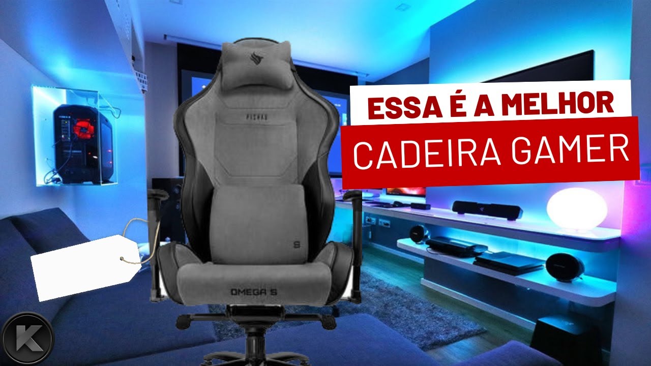 Uma CADEIRA GAMER que NÃO ESQUENTA! PICHAU OMEGA S...