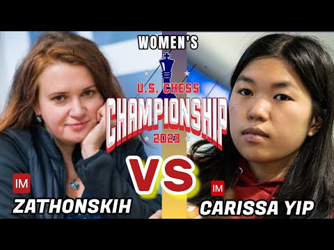 Yip defeated the 4-time U.S women's champion! | Yip vs Zathonskih| U.S women's Championship 2023 |