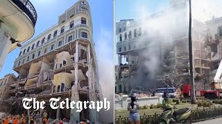 video: Twenty-two killed in huge explosion at Havana's 5-star Hotel Saratoga