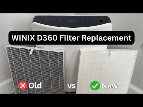 2 Sets 116130 HEPA Replacement Filter H 116130 for Winix 5500-2 Plasmawave Air Purifier and Models AM80 - HEPA Filter and Activated Carbon Filter Combo Pack video review thumbnail