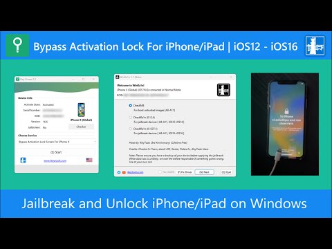 🔔 Jailbreak and Unlock iPhone/iPad on Windows Tutorial | iOS12 - iOS16  (2023)