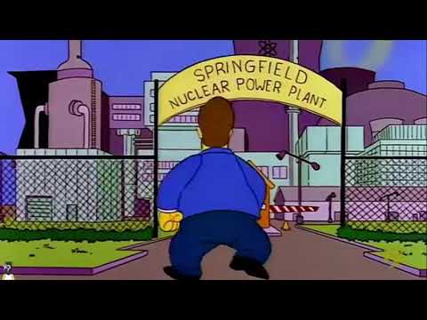 Homero pide trabajo en la Planta Nuclear - Los Simpson