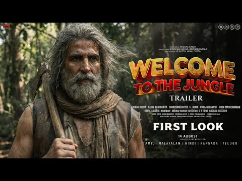 Welcome To The Jungle | First Look | Akshay Kumar | Sunil Sheety | Raveena Tandon | Fan Made ai 