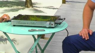 Rosenstein & Söhne Elektro-Grill Teppan-Yaki-Style antihaftbeschichtet