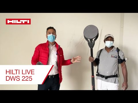 HILTI LIVE Découvrez notre nouvelle ponceuse à bras Hilti