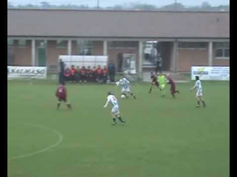 Esordio di Agostinetti in Promozione 08-09 Lape Cergnano- Favaro 1948 0-0.avi