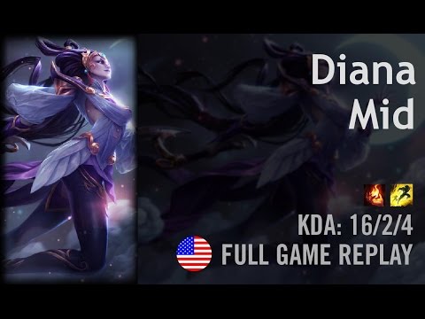 Diana Mid vs Ryze - goldenglue - NA Challenger Path 5.23