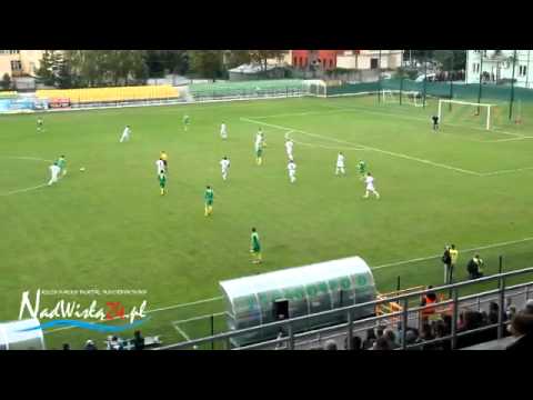 Skrót z meczu Siarka Tarnobrzeg - Garbarnia Kraków 1:1 15.08.2012