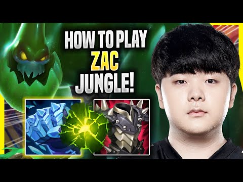 LEARN HOW TO PLAY ZAC JUNGLE LIKE A PRO! - DK Canyon Plays Zac JUNGLE vs Diana! | Season 2022