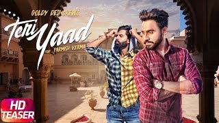 Teaser | Teri Yaad | Goldy Desi Crew Feat Parmish Verma | Releasing On 28th July | Speed Records