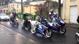 preview picture of video 'Télethon rousies arrivé des motos'