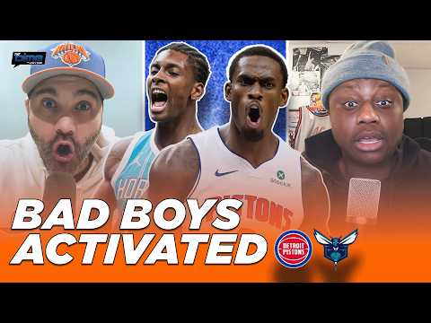 Pistons-Hornets Reaction: Detroit wins FIGHT NIGHT in Charlotte | The Dime With Josh and Kwab