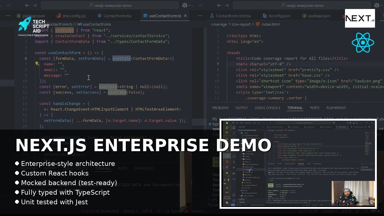 Enterprise Contact Form Next.js