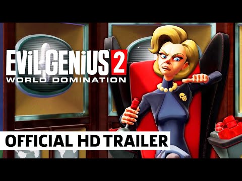 Evil Genius 2: World Domination – Emma Gameplay Trailer (Featuring Samantha Bond)