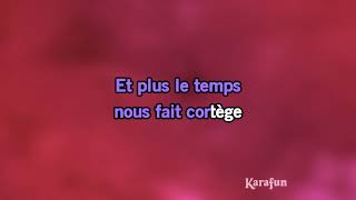 Karaoké La chanson des vieux amants (Live à l'Olympia) - Maurane *