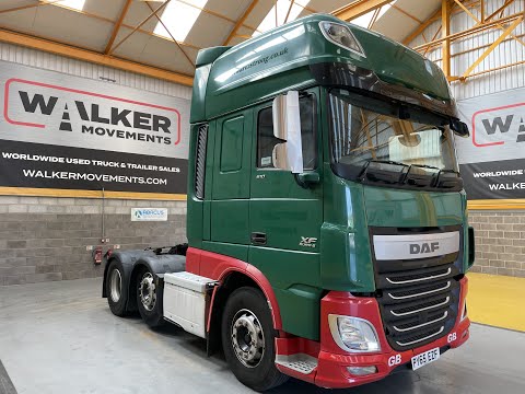 New In Stocklist For Sale: DAF XF106 510 SUPERSPACE *EURO 6* 6X2 TRACTOR UNIT – 2016 – PY65 EZF