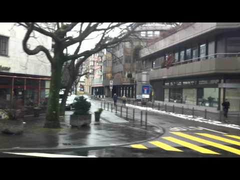 009_Zurich by tram, 1 stop, 27.12.11, 12am, Rentenastalt - Bahnhof Enge (Tram 5)