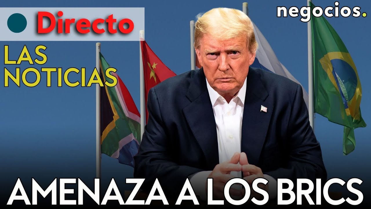 LAS NOTICIAS: Trump amenaza a los BRICS, Rusia le advierte por su "Cúpula de Hierro" y Ucrania ataca