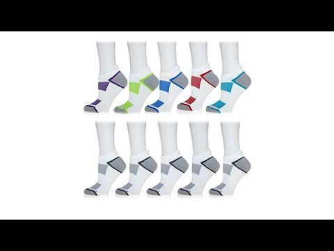 Copper Fit 10 Pair Unisex Ventilated Performance Sock