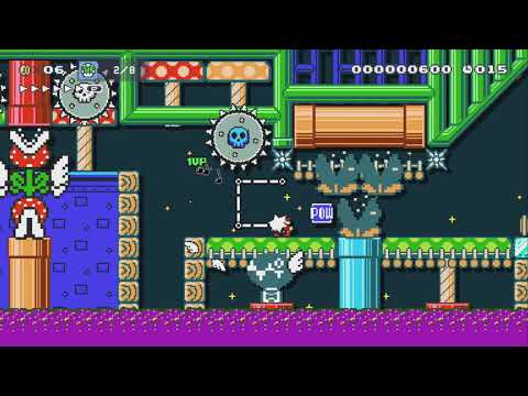 [20sec] Pipe Forest / どかん の もり by でい~れっく2 - Super Mario Maker 2 - No Commentary 1by