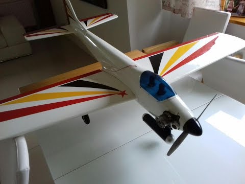 RC Nitro Plane Super Tigre 61 S - Vintage ( Aircraft Aeroplane )