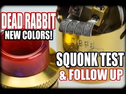 Part of a video titled Dead Rabbit RDA Review - Squonk + Single Coil Test + GIVEAWAY ...