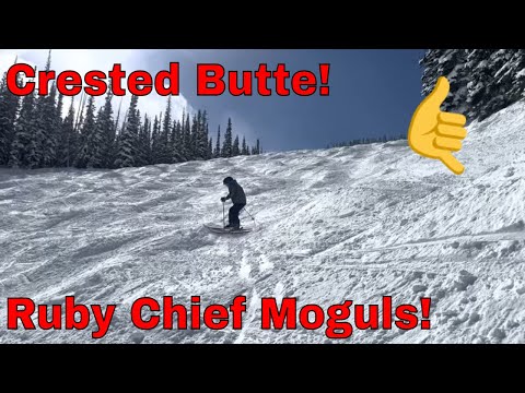 Crested Butte Skiing! Upper Ruby Chief Moguls! Crested Butte Ski Trip! Best Place to Ski in Colorado